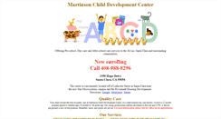 Desktop Screenshot of martinsoncdc.org