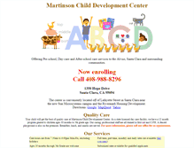 Tablet Screenshot of martinsoncdc.org